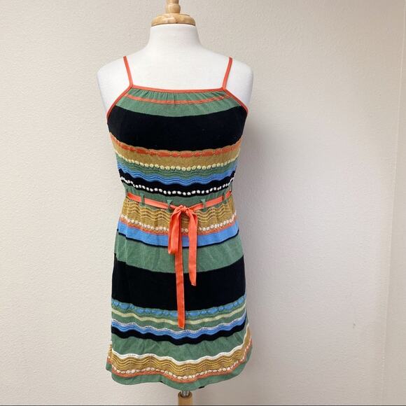 Missoni Dresses & Skirts - Missoni Multicolored Zig Zag Striped Dress Small